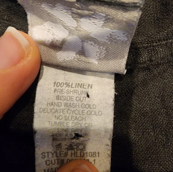 100% Linen Dress - Picture 3 of 5